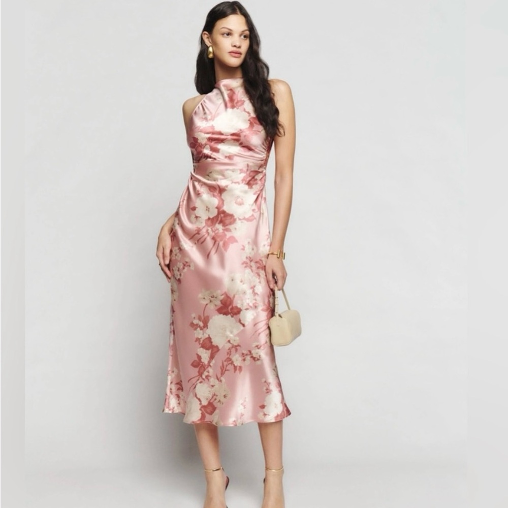 Floral Pink Reformation Dress